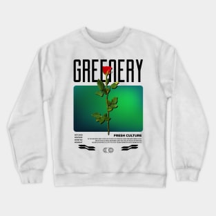 Greenery Modern Streetwear Crewneck Sweatshirt